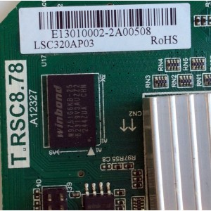 MAIN / RCA E13010002 / RE010C878LNA0-B1 / T.RSC8.78 / MODELO LED32B30RQ / PANEL LSC320AP03	
